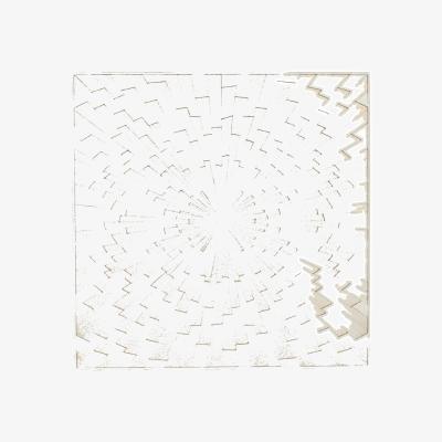 The Range Gold Flecked Decorative Metal Art - Silver