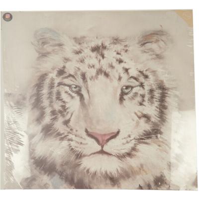 The Range Hand-Painted Glitter Tiger Canvas
