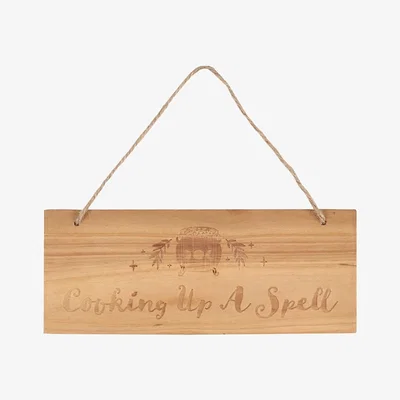 The Range Wooden Kitchen Decor Hanging Sign - Wood Tone