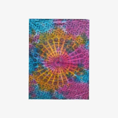 The Range Cotton Wall Art Round Mandala MultiColor - Multicolor
