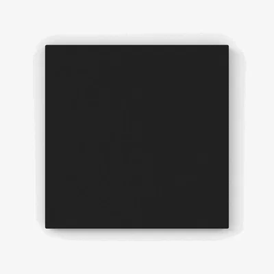 The Range Midnight Black HD Metal Print - Black / 40cm