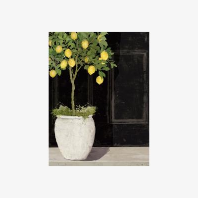 The Range Kathryn White Fruit Tree Canvas - Black