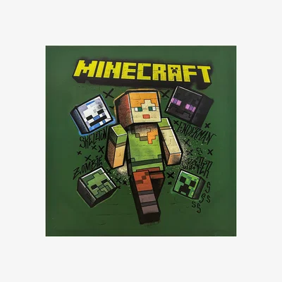 The Range Minecraft Mascot Canvas - Multicolour