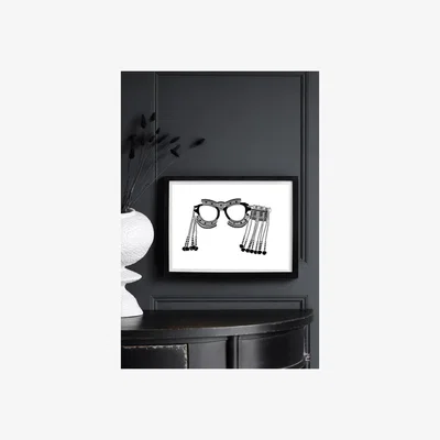 Rockett St George Unframed Xhosa Beaded Sunglasses Art Print