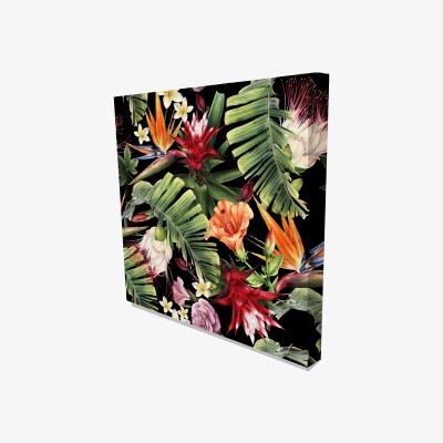 The Range 'Flori Boti' Graphic Art on Canvas - Green / 77cm