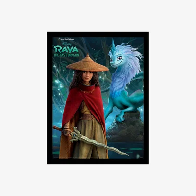 The Range Raya and the Last Dragon (Fireflies) Framed Print