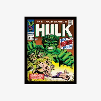 The Range Hulk (Comic Cover) Framed Print