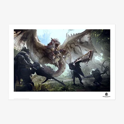 The Range Monster Hunter Limited Edition Art Print - Multi