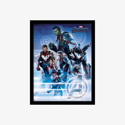 The Range Avengers Endgame Quantum Realm Suits Framed Print