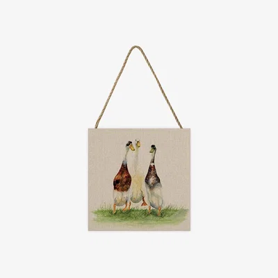 The Range Jane Bannon (Dilly, Roly  Henry) Wooden Block - White