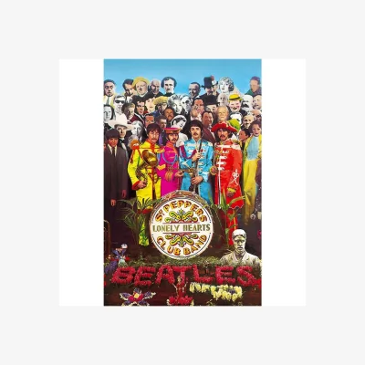 The Range The Beatles Sgt Pepper Textile Poster - Multicoloured