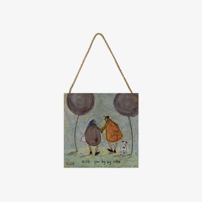 The Range Sam Toft (With You By My Side) Wooden Block - White