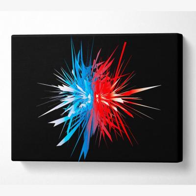 The Range Opposite Spike Surprise Canvas Print Wall Art - Yellow / 50.8cm