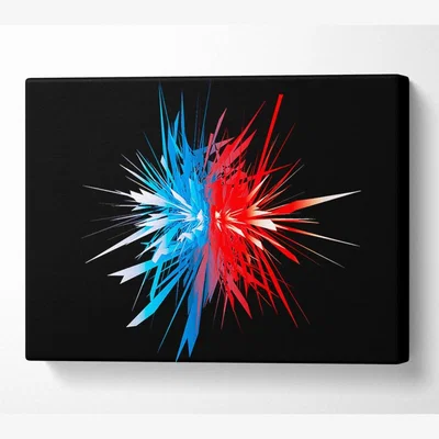 The Range Opposite Spike Surprise Canvas Print Wall Art - Yellow / 50.8cm