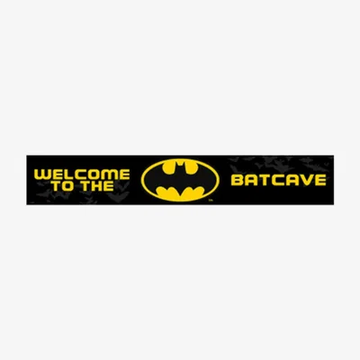 The Range Batman Welcome to the Batcave Wooden Sign - Black