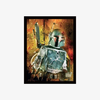 The Range Star Wars (Boba Fett Painted) Framed Print