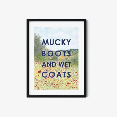 The Range Mucky Boots Print