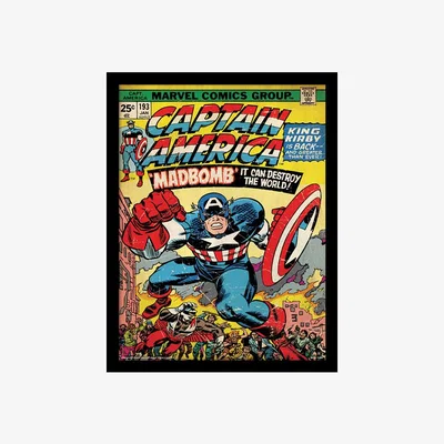 The Range Captain America (Madbomb) Framed Print