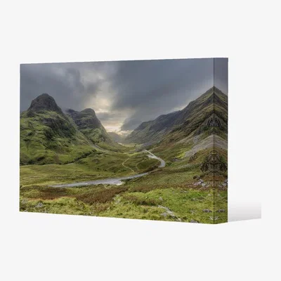 The Range Highlands Canvas Print - Green / 61cm / 91cm