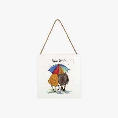 The Range Sam Toft (Warm Inside) Wooden Block - White