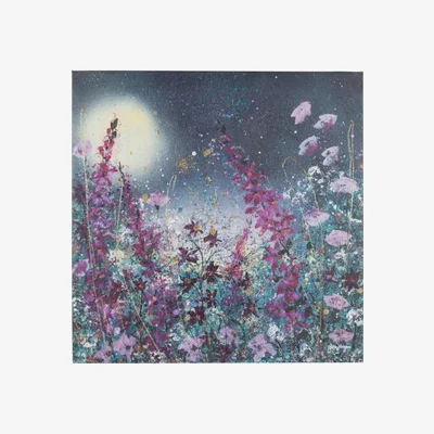 The Range Flowers In The Night Embellished Canvas