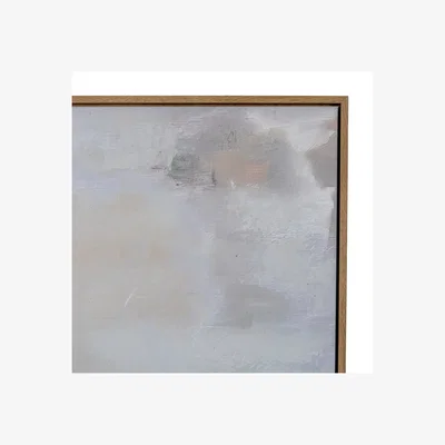 The Range Hillside View Hand Painted Canvas in Frame - Elegant Wall Art - Brown