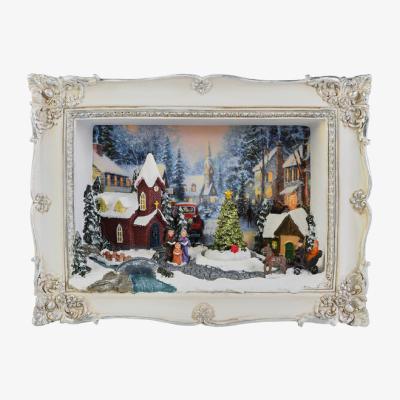 The Range LED Christmas Scene Frame
