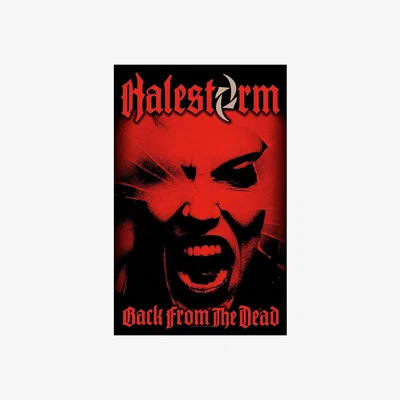 The Range Halestorm Back From The Dead Poster - Red/Black