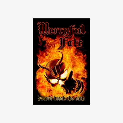 The Range Mercyful Fate Don´t Break The Oath Textile Poster - Black/Orange