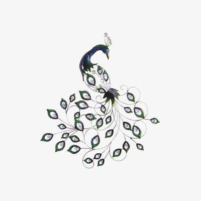 The Range Peacock Metal Wall Art -