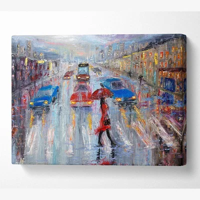 The Range Walk In The Rain - Yellow / Large 26 x 40 Inches