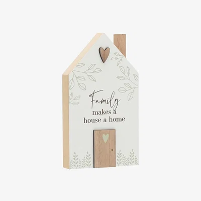 The Range House Mantel Plaque - House A Home - White