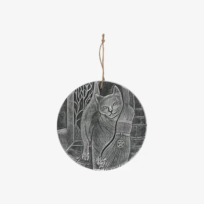 The Range Lisa Parker's Silver A Brush With Magick Terracotta Plaque - Grey