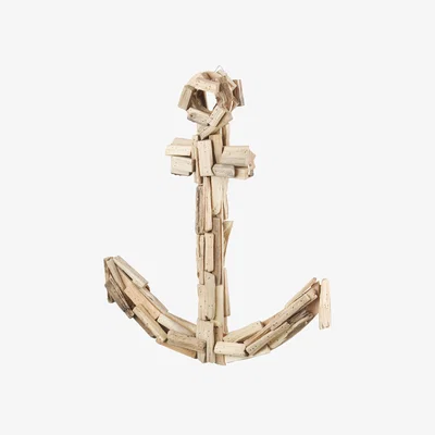 The Range Driftwood Anchor Wall Decor - Natural