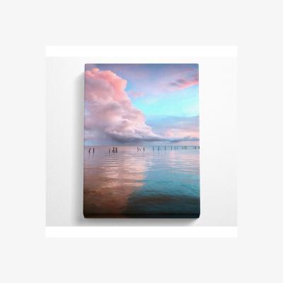 The Range Clouds Over The Sea Canvas Print - Black / 35.56cm