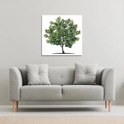The Range Tree Canvas Print - Green / 127cm
