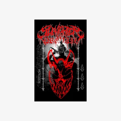 The Range Slaughter To Prevail Demolisher Textile Poster - Black/Red
