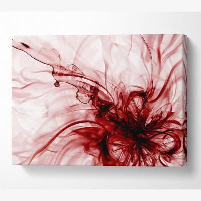 The Range Red Explosion Canvas Print Wall Art - Yellow / 50.8cm