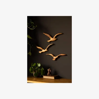 Rockett St George Set of 3 Birds Wall Ornament