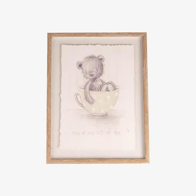 The Range Cute Loveable Bear Framed Wall Art