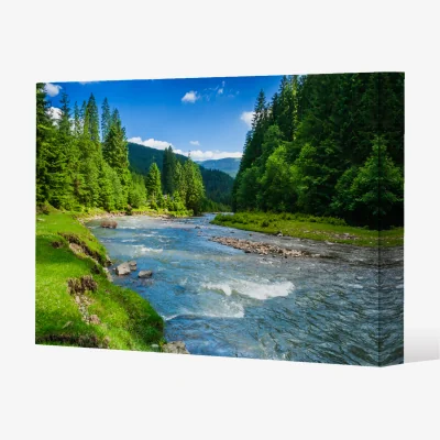 The Range beautiful scenery Canvas Print - Blue / 61cm / 91cm