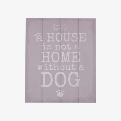The Range Madera Dog Wall Plaque - Purple