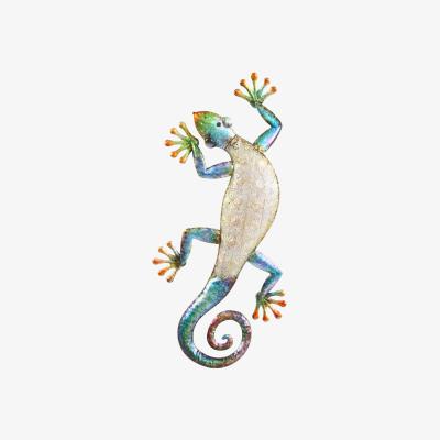The Range Gecko Metal Wall Art - Turquoise