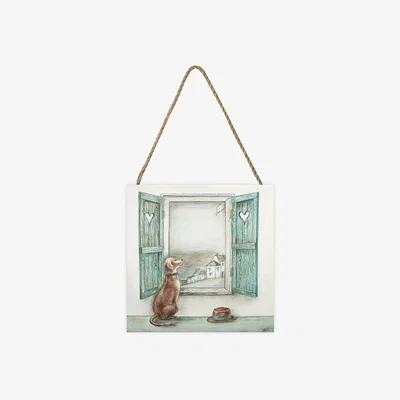 The Range Joe Ramm (Old Hat) Wooden Block - White