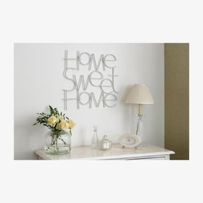 The Range Home Sweet Home Metal Wall Art - White