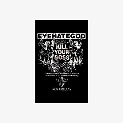 The Range Eyehategod Kill Your Boss Textile Poster - Black/White