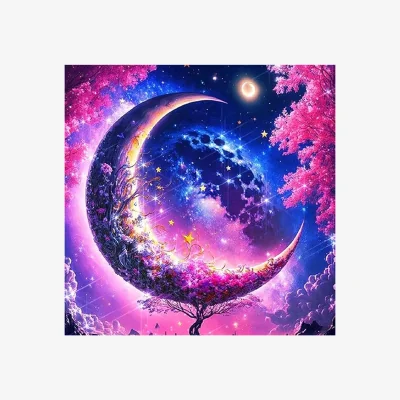 The Range Magical Moon Diamond Painting Kit - multi