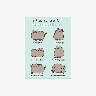The Range Pusheen (Practical Uses for Marshmallows) Framed Print