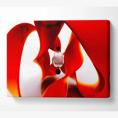 The Range The Diamond In The Middle Canvas Print Wall Art - Yellow / 81.28cm