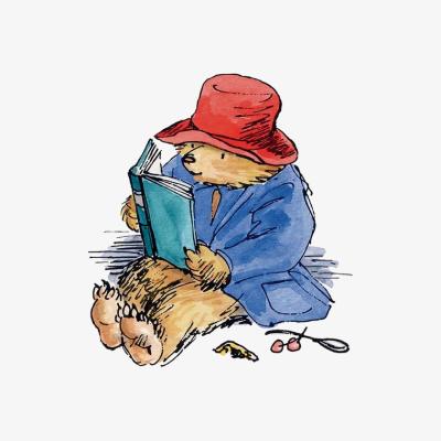 The Range Paddington Bear Reading - White